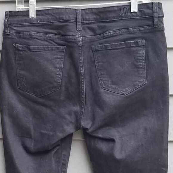 Kut from the Kloth Black Dakota Ankle Skinny Jeans size 10 - Picture 5 of 13
